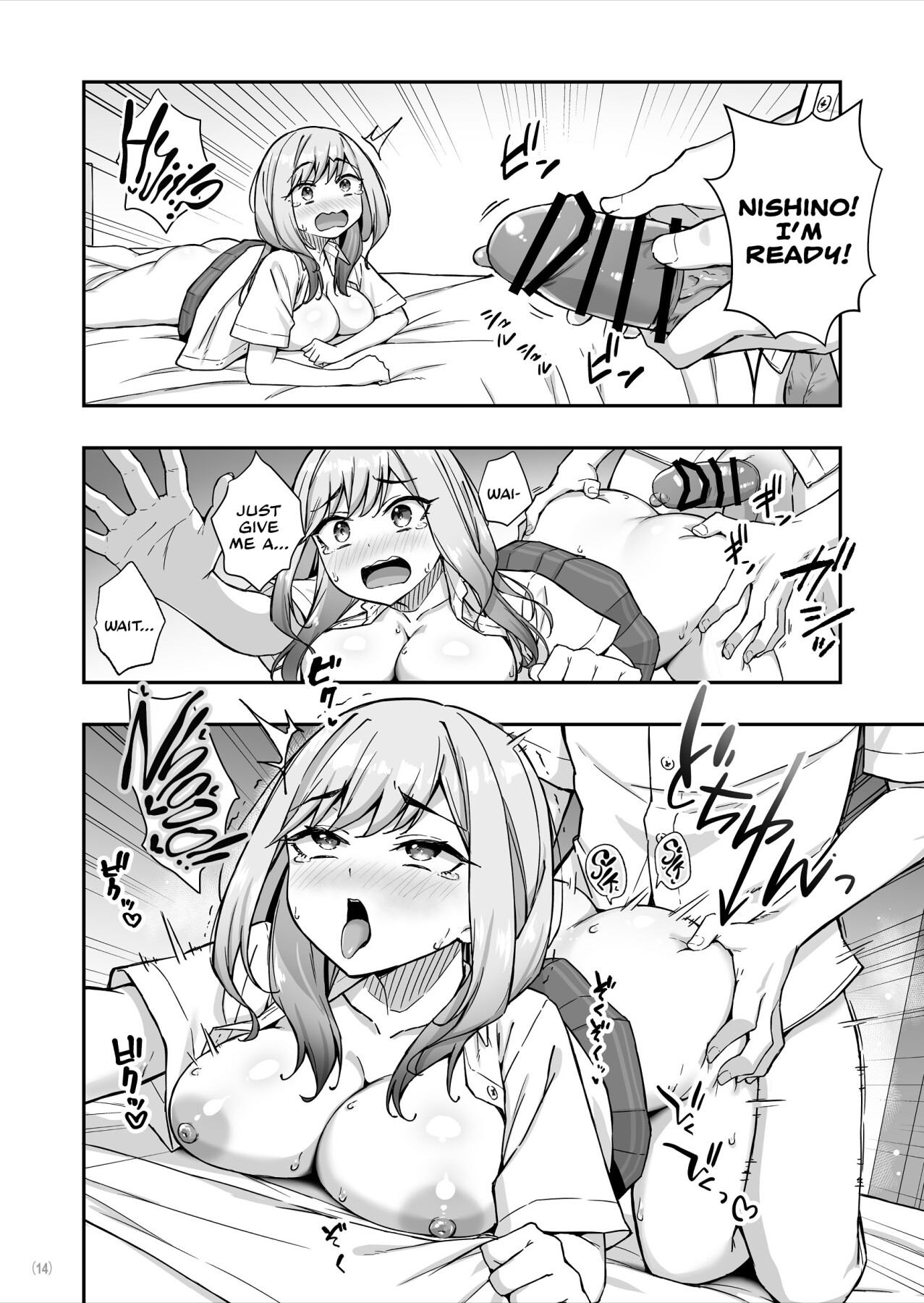 Hentai Manga Comic-The Delinquent Gyaru That I Fantasize About Found Out!-Read-15